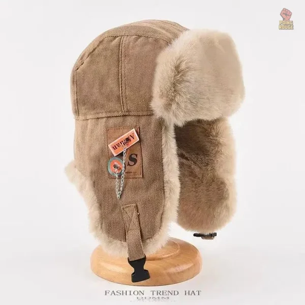 Accessoire chaud, chapka en velours léger