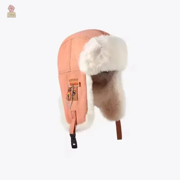 Ushanka colorée, idéale pour les journées froides