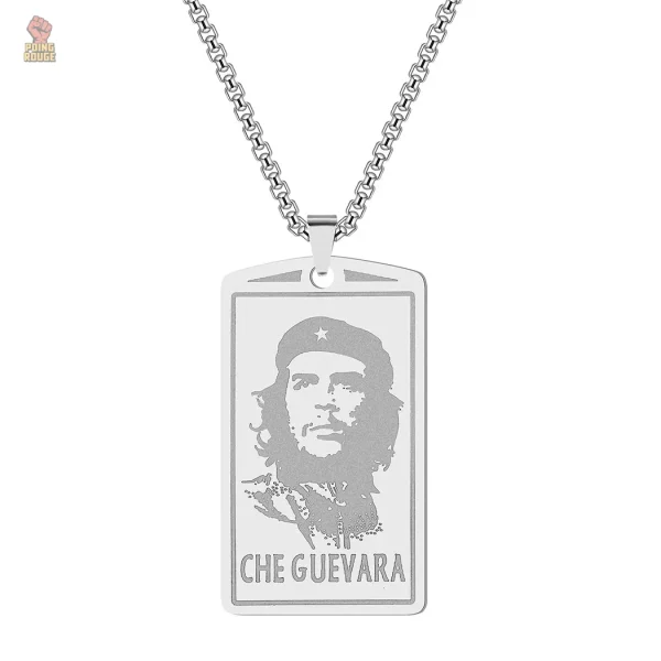 collier-che-guevara-argent-1 Collier Che Guevara en argent