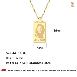 Bijou en or avec motif Che Guevara