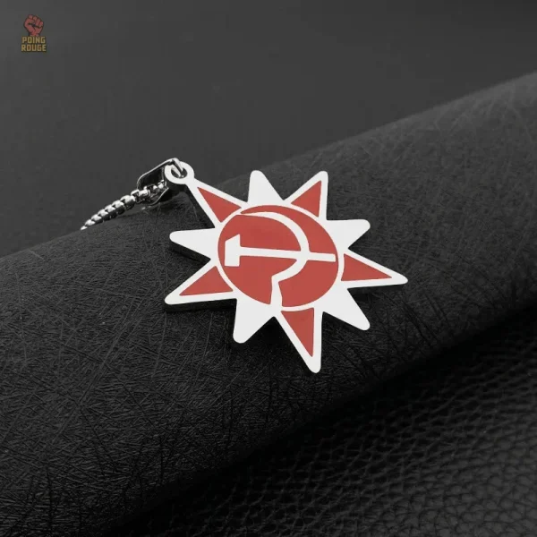 collier-communiste-etoile-rouge-1 Collier Étoile Rouge 2D, style unique pour les fans de Che Guevara
