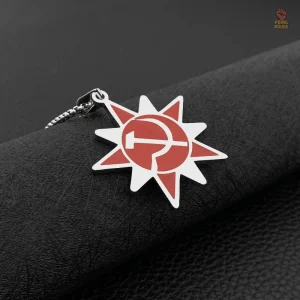 Accessoire inspiré de Che Guevara, collier à motif étoile rouge