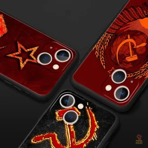 Coque inspirée du blason soviétique CCCP