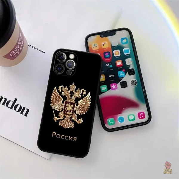 Accessoire iPhone au design communiste