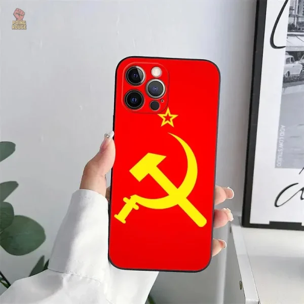 Coque iPhone inspirée du communisme