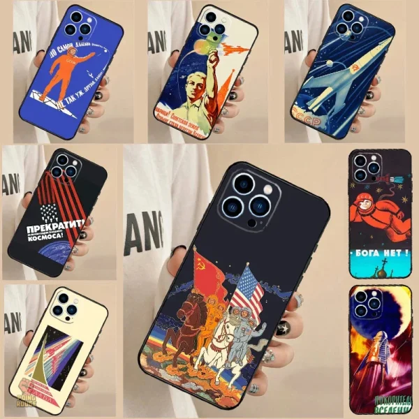 Coque iPhone design communiste et antimilitariste