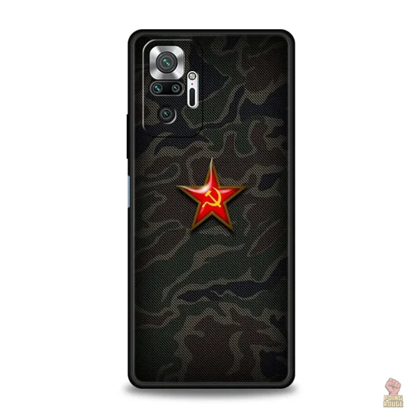 Étui Redmi inspiré du CCCP doré