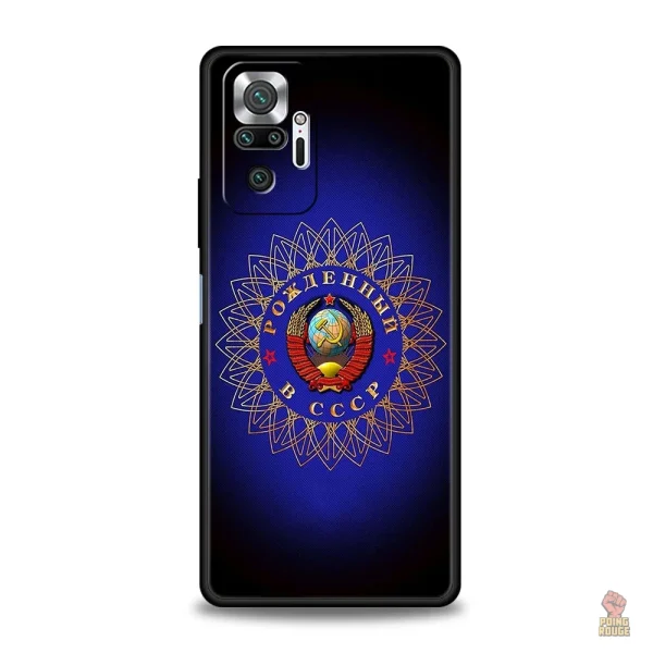 Protection Redmi avec symbole communiste doré