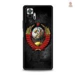 Accessoire de téléphone CCCP avec design doré