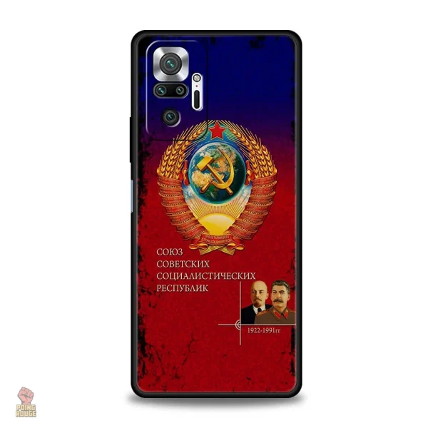 Coque Redmi, motif blason CCCP historique