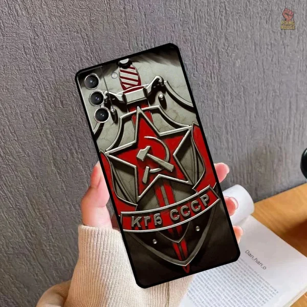 Coque de protection Samsung, thème communiste