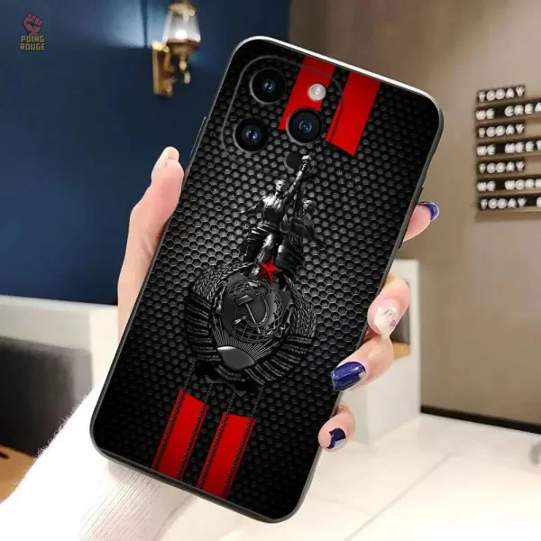 Coque inspirée du communisme pour iPhone