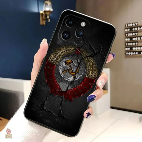 Accessoire iPhone CCCP au style historique