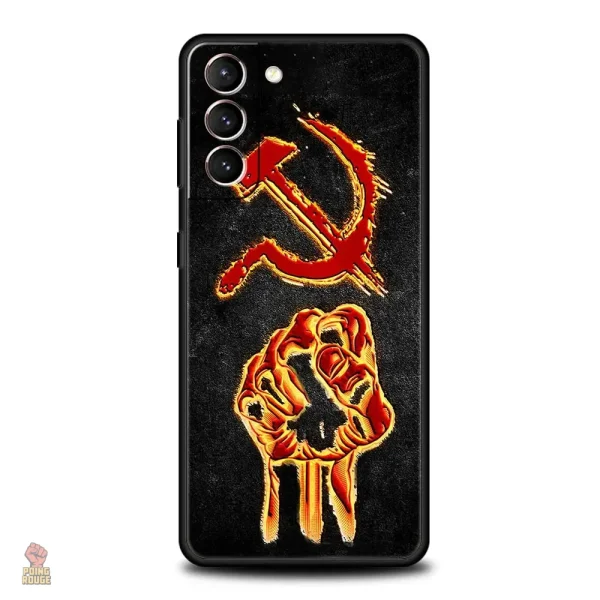 Coque rouge pour smartphone avec Che Guevara