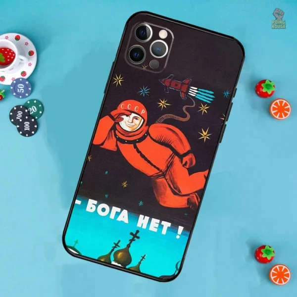 Coque CCCP Cosmonaut pour iPhone BOGA NET
