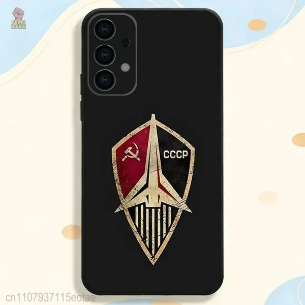 Protection de téléphone avec style communiste