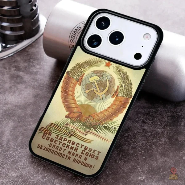 Coque CCCP pour un style rétro sur iPhone