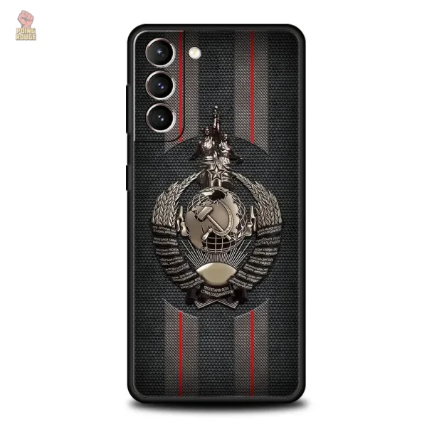 Coque Samsung inspirée du drapeau rouge CCCP