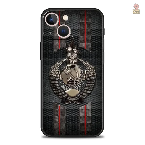 Accessoire iPhone au look vintage communiste