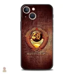 Design audacieux pour iPhone avec symbole soviétique