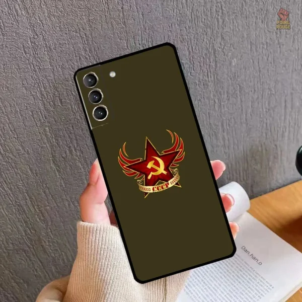 Coque design CCCP pour les fans de l'histoire soviétique