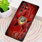 Coque Samsung CCCP, style drapeau russe