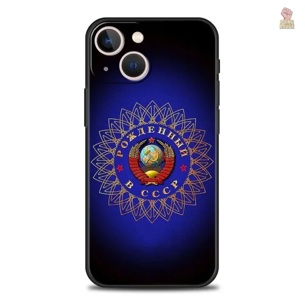 Étoile rouge sur coque iPhone CCCP