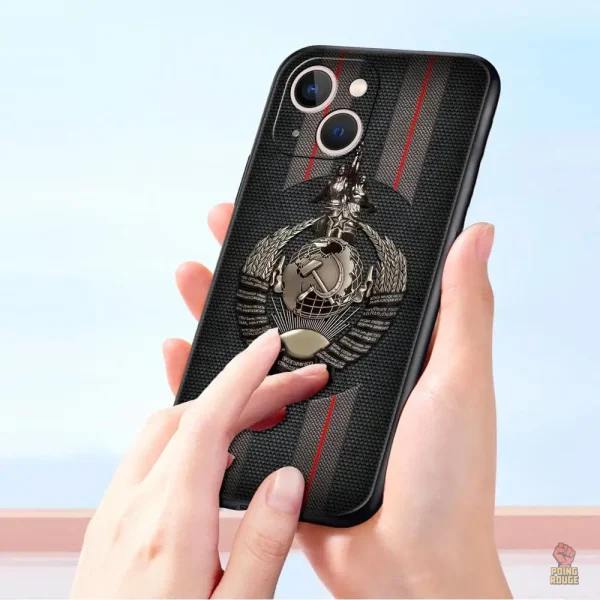 Protection iPhone CCCP étoile rouge militaire