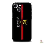 Design étoile rouge sur coques iPhone