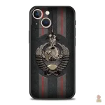 Coque pour iPhone avec motif militaire CCCP