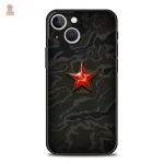 Accessoire tendance CCCP pour iPhone doré