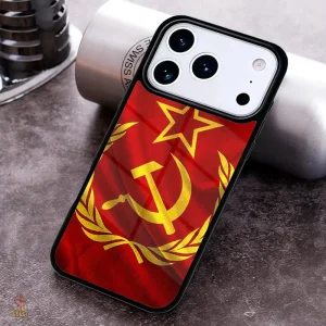 Coque iPhone vintage Lénine, style soviétique