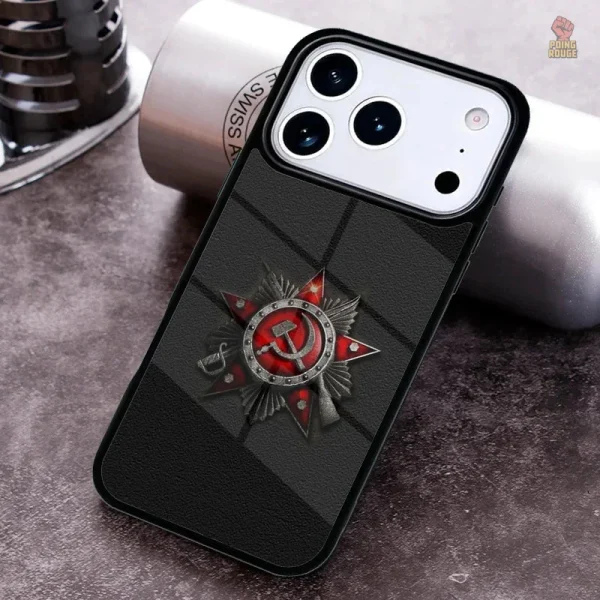 Coque iPhone avec motif Lénine et mausolée