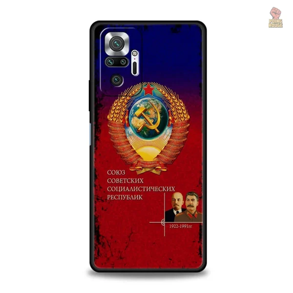 Coque CCCP pour Redmi avec illustration de Lénine