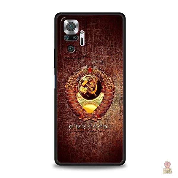 Style vintage CCCP sur coque Redmi