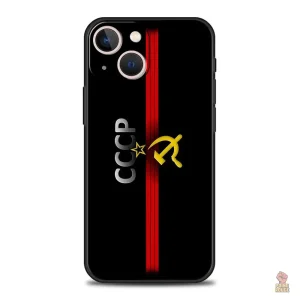 Coque CCCP Marteau Prolétaire Sombre pour iPhone