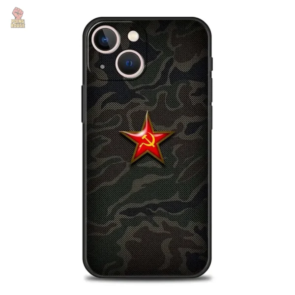 Marteau prolétaire sur coque iPhone, design unique