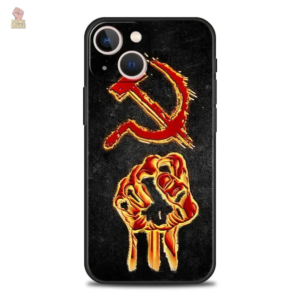 Coque iPhone au style communiste