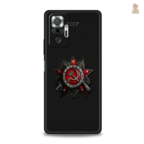 Coque décorative Soldat CCCP pour appareils Redmi