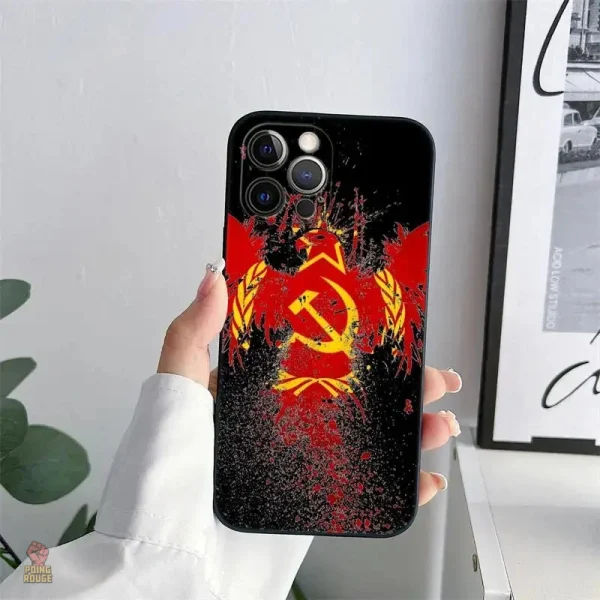 Coque Armée Rouge pour iPhone, style unique