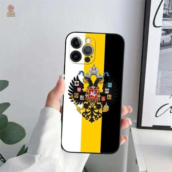 Coque iPhone tendance avec symbole communiste