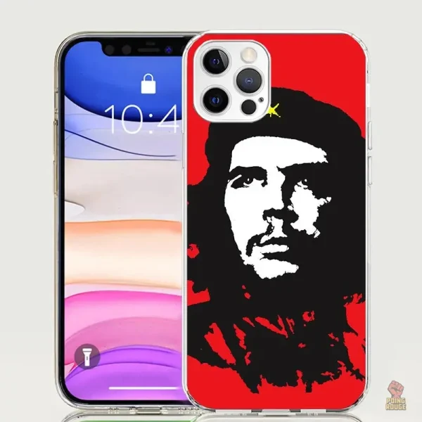Coque pour téléphone, thème Che Guevara, rouge