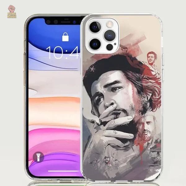 Coque colorée Che avec un design souriant