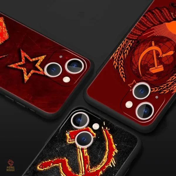Coque stylisée avec emblème historique