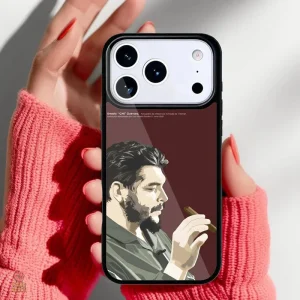 Coque iPhone illustration Che Guevara brun gradient