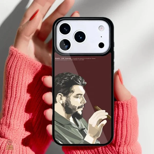 coque-iphone-che-guevara-illustration-brun-gradient-1 Coque iPhone illustration Che Guevara brun gradient