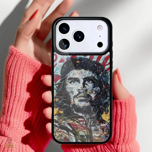 coque-iphone-che-guevara-multicolore-splatter-1 Coque multicolore Che Guevara splatter pour iPhone