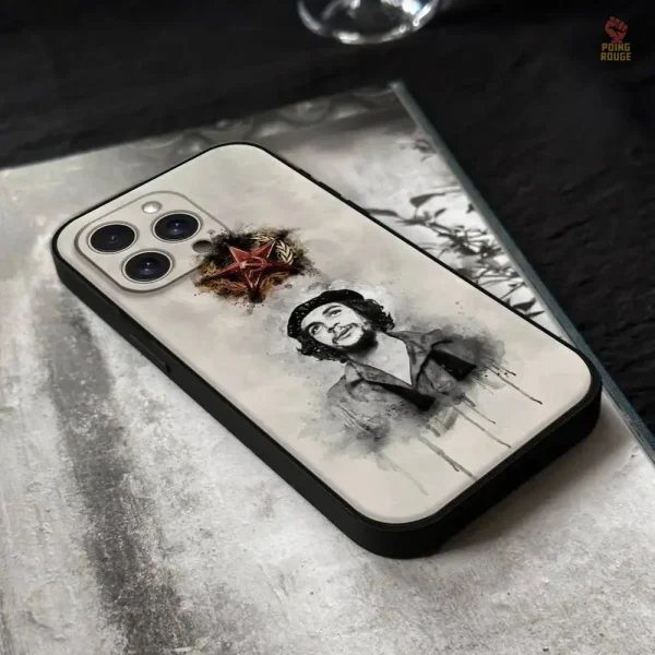 coque-iphone-che-guevara-photo-drapeau-cuba-rouge-1 Coque iPhone Che Guevara avec drapeau cubain rouge