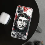 Coque iPhone Che Guevara aquarelle rouge