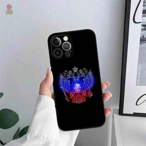 Coque originale iPhone avec symbole russe